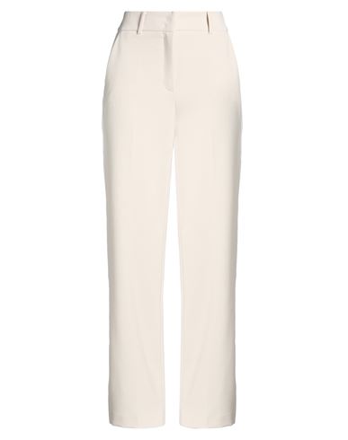 Woman Pants Beige Size 10 Polyester, Polyurethane