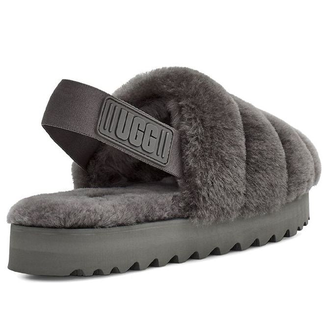 (WMNS) Super Fluff Slipper 'Charcoal'
