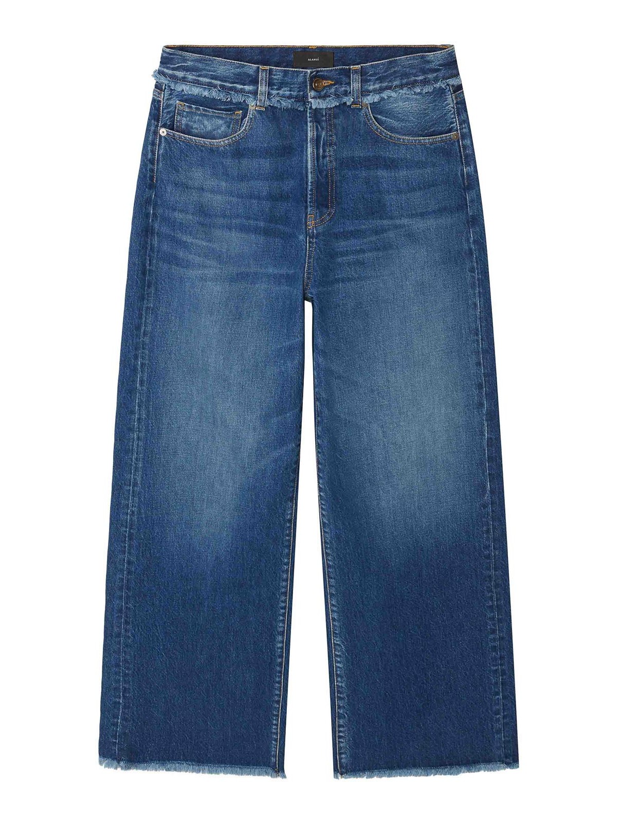Fringed jeans - Blue