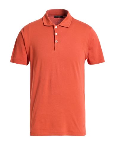 Man Polo shirt Rust Size M Supima