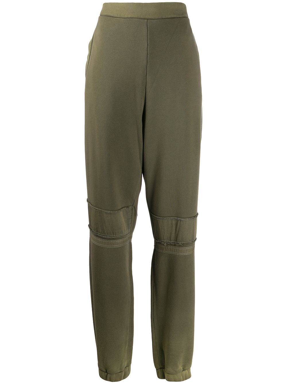 High rise track pants - Green