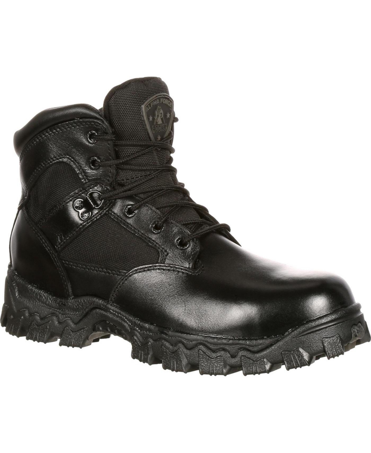 Men's Alpha Force Composite Toe Waterproof Public Service Boot - Black