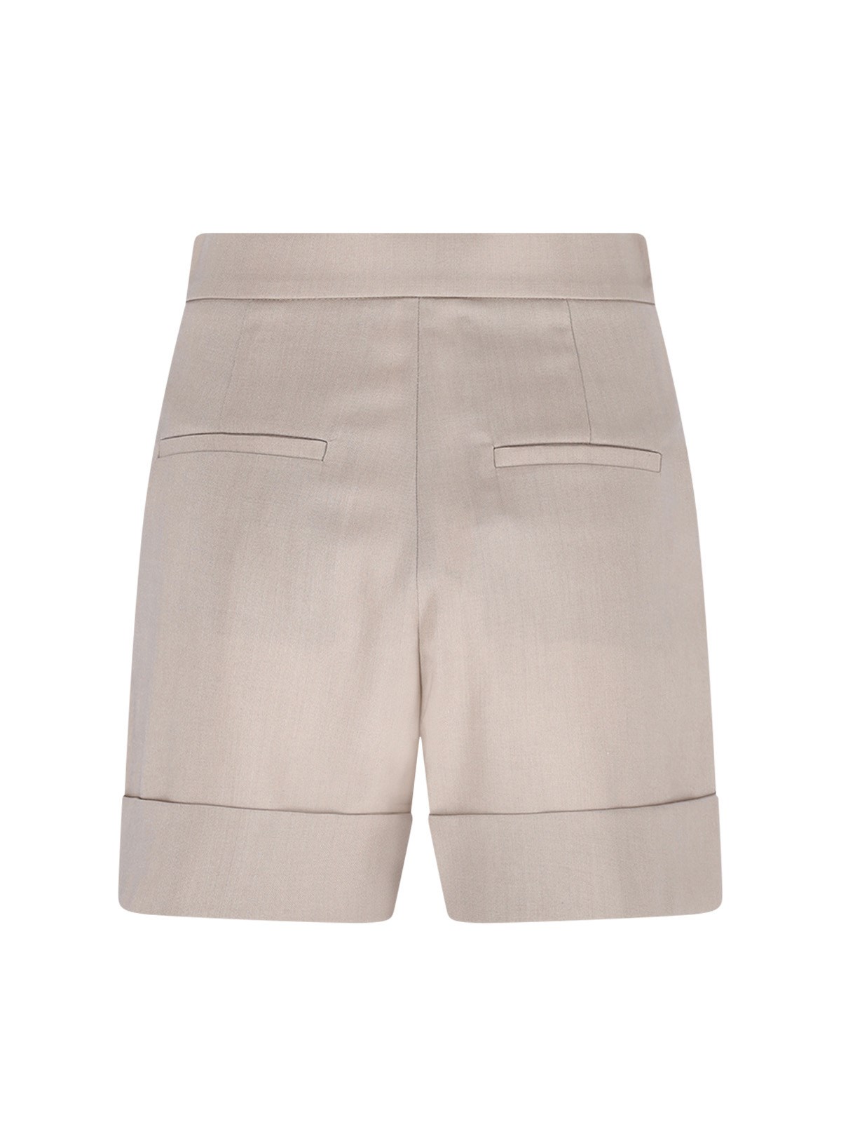 Virgin Wool Blend Shorts