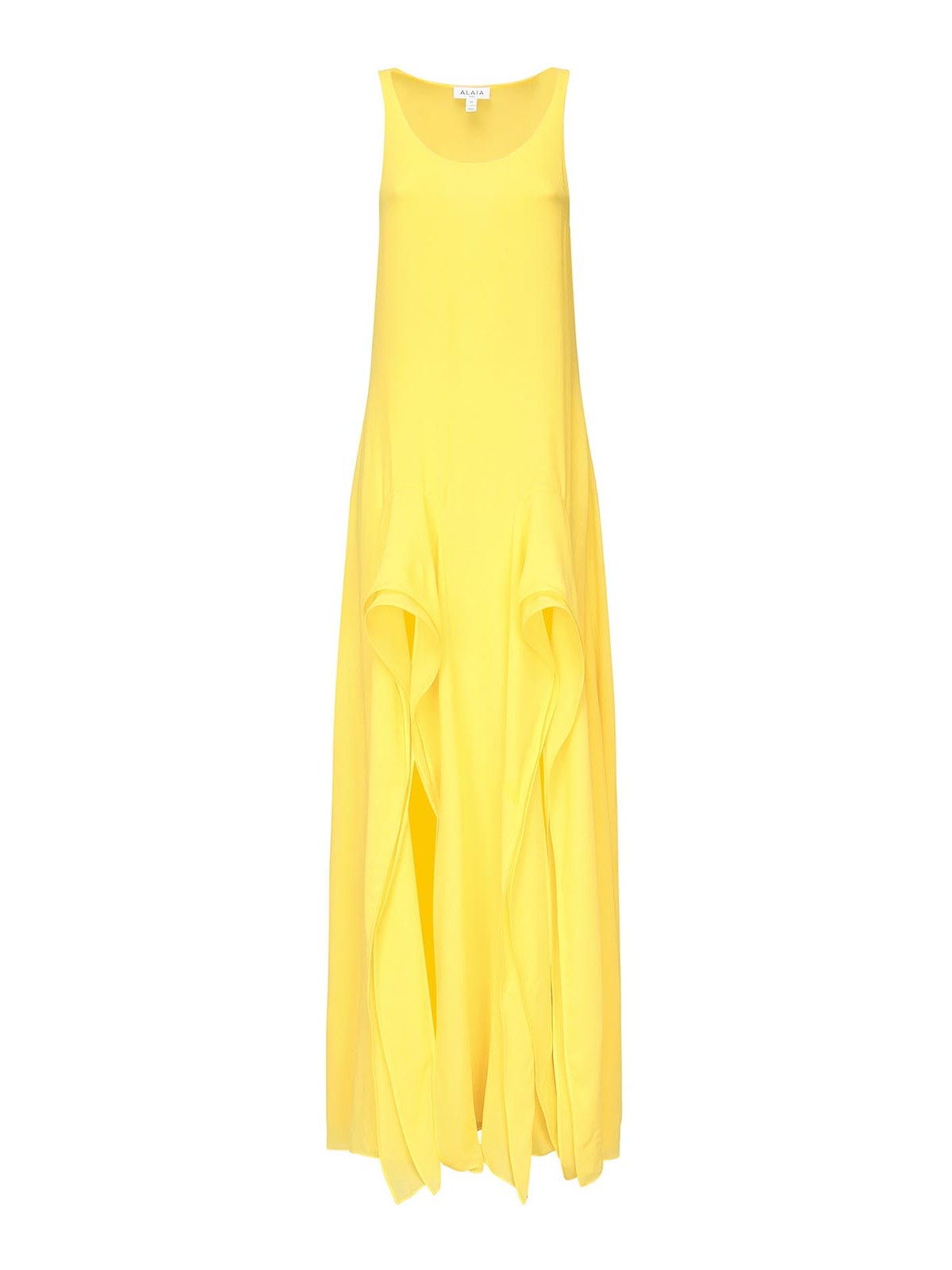 Long Dress With Georgette Ruffles