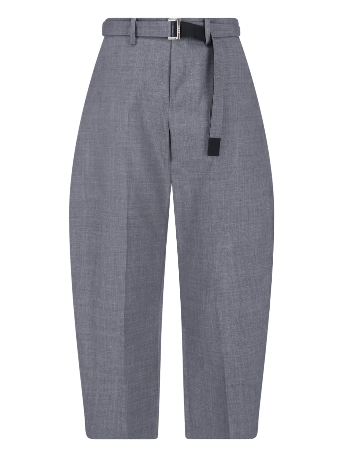 Men's Textured Wool-Blend Trousers