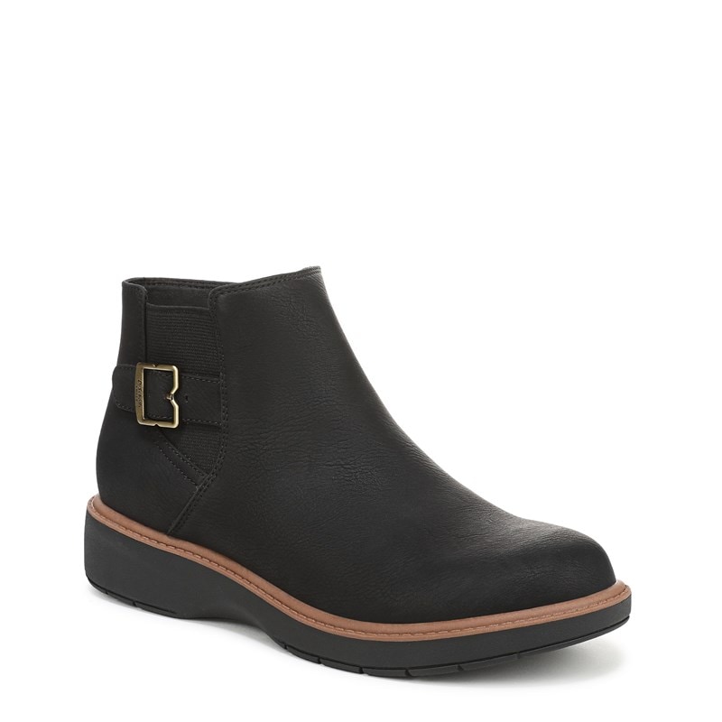 Women's Calm One Ankle Boots (Black Faux Leather)