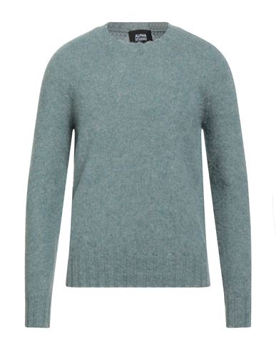Man Sweater Deep teal Size 38 Wool