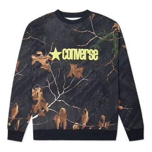 Realtree Printed Crew Neck Sweatshirt 'Black'