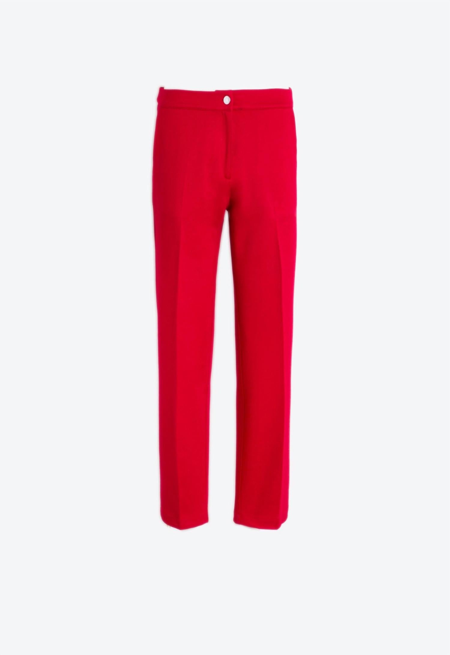 Women's Structured Straight Leg Trousers