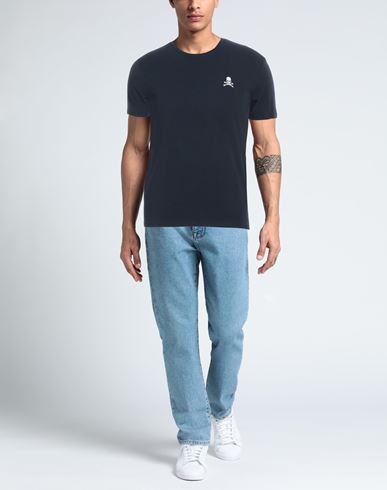 Man T-shirt Midnight blue