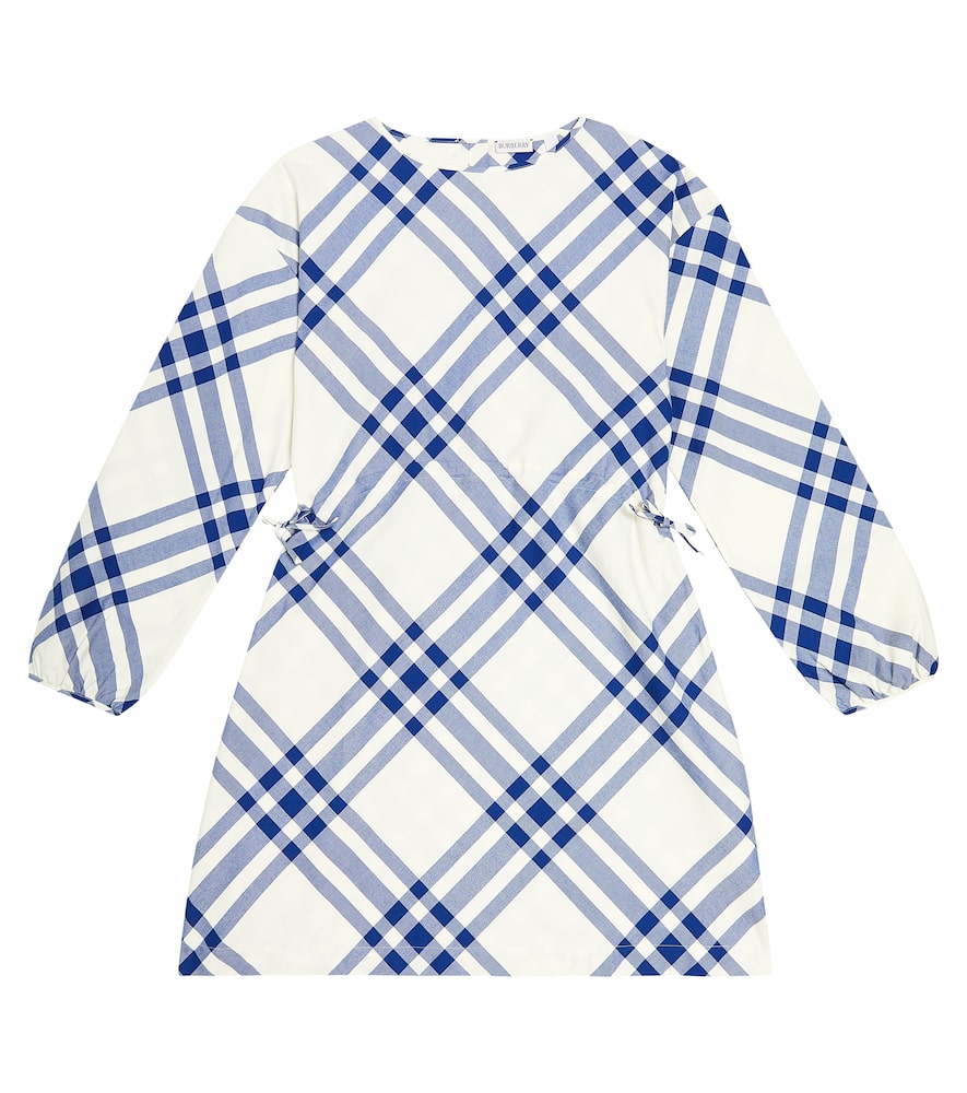 Burberry Kids Checked cotton dress