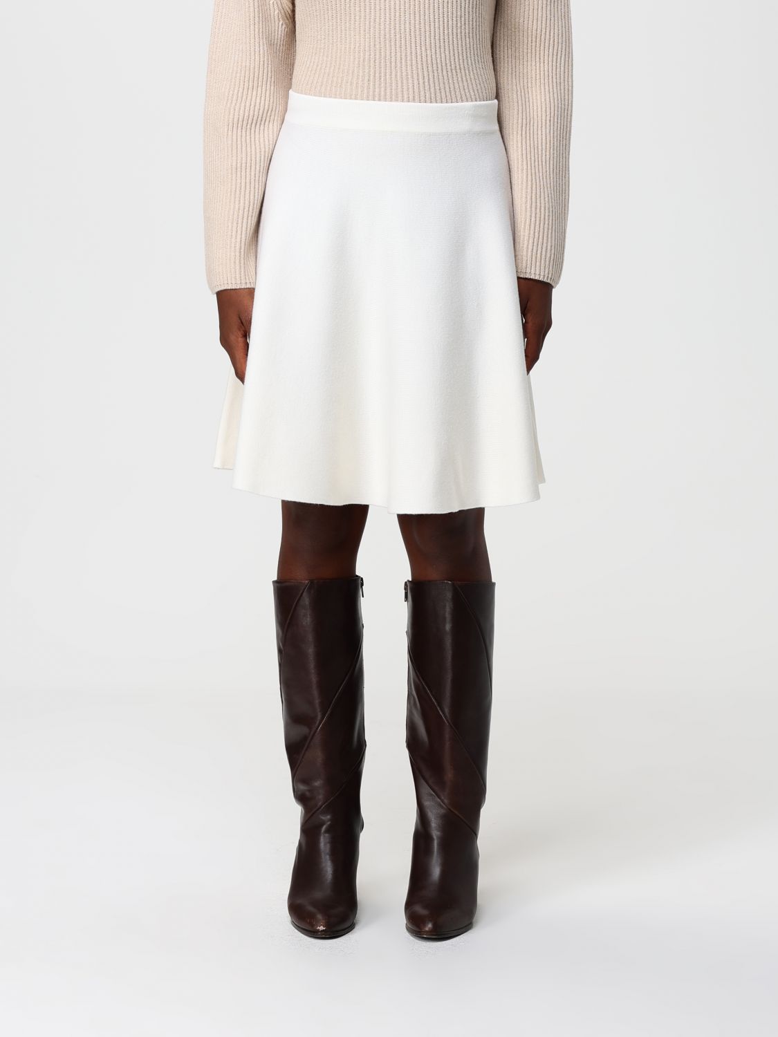 Skirt Woman color Pearl