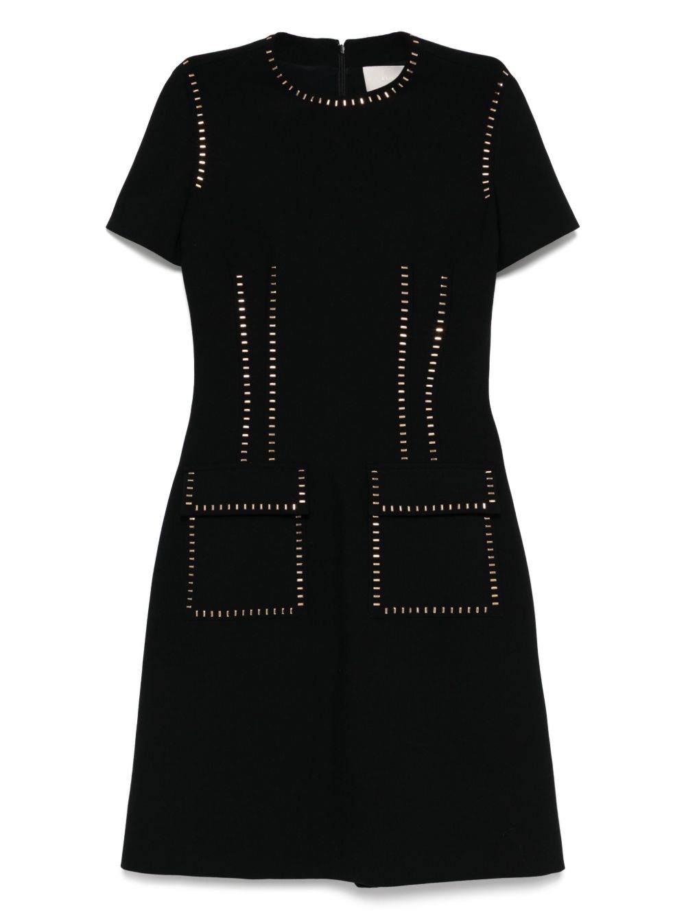 Stud-embellished dress - Black