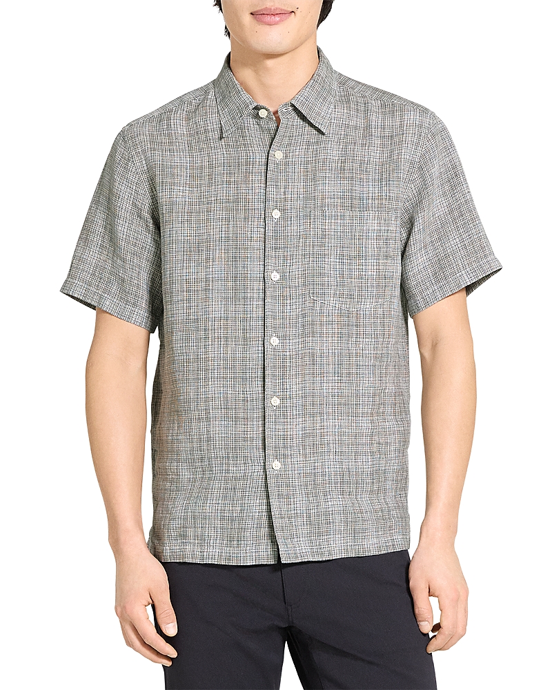 Irving Short Sleeve Shirt in Relaxed Linen