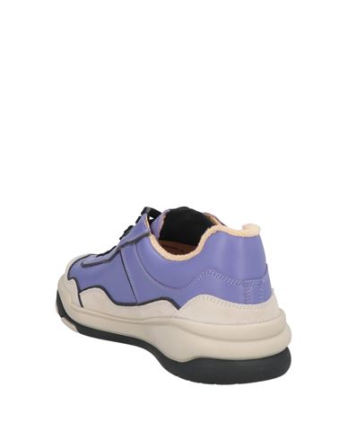 Man Sneakers Purple Size 9 Calfskin