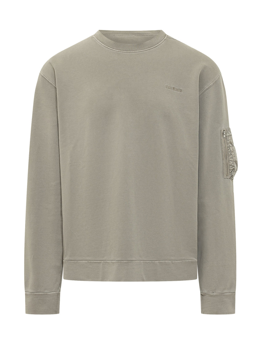 Premiata - long sleeve crew neck top arm pocket