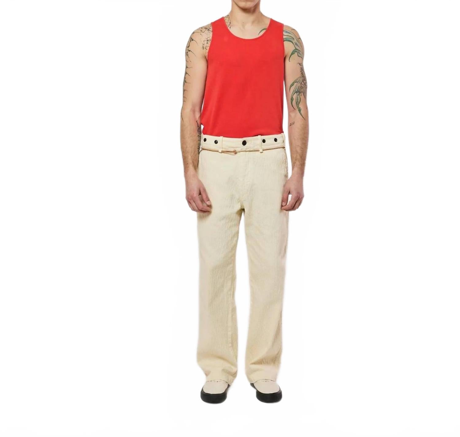 Hemming Pant In Ivory