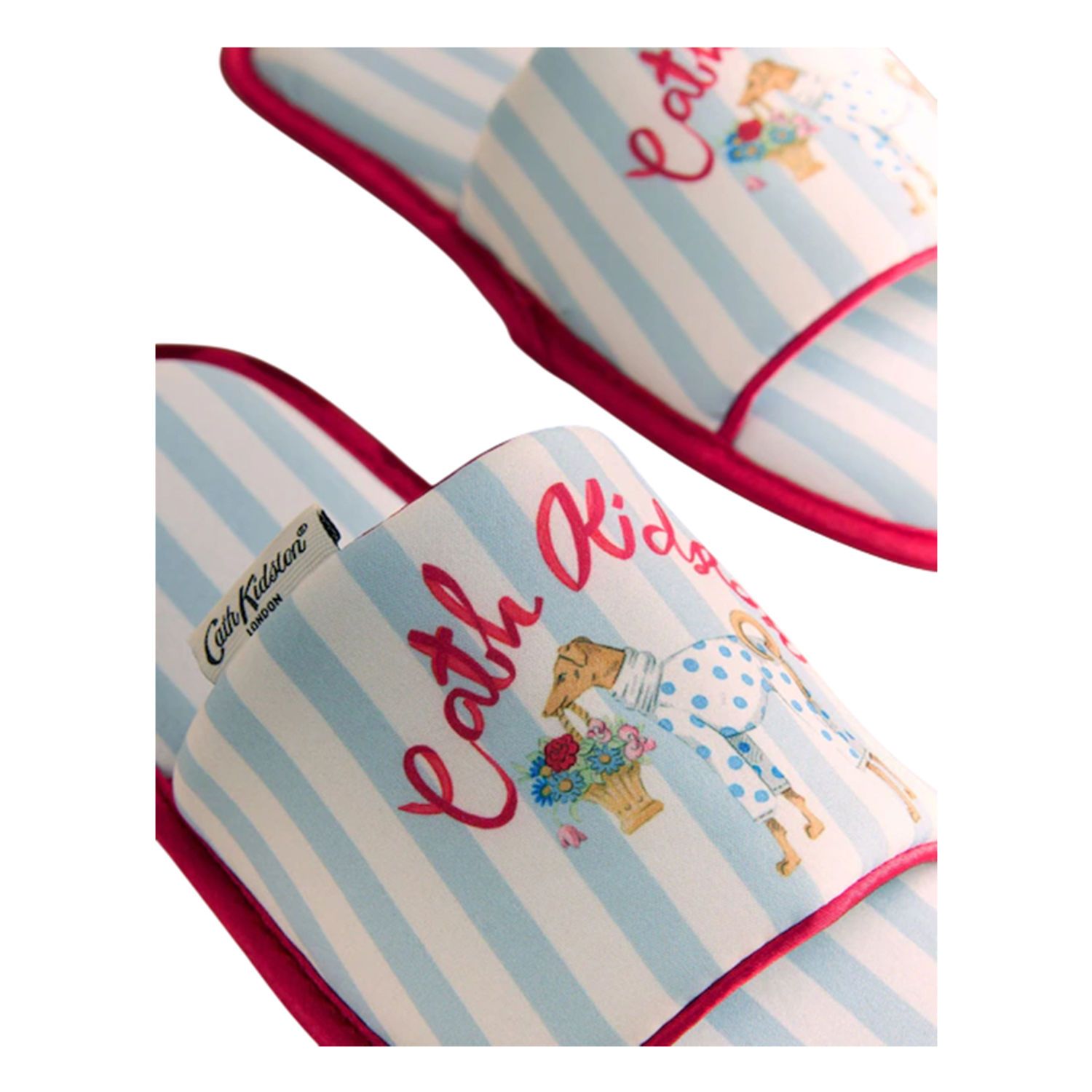 Cath Kidston Women's Open Toe Slippers Flat in Blue