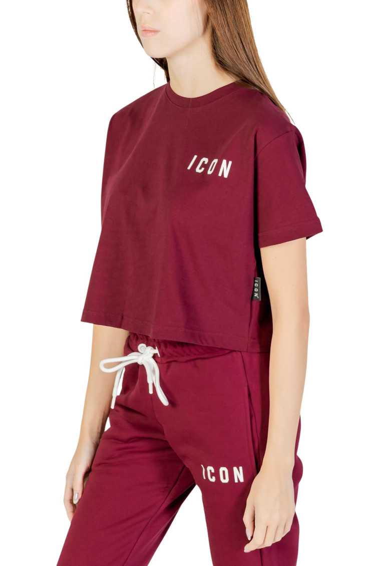 Maroon Logo Crew Neck T-Shirt