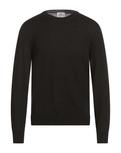 Man Sweater Black Size 38 Wool, Acrylic