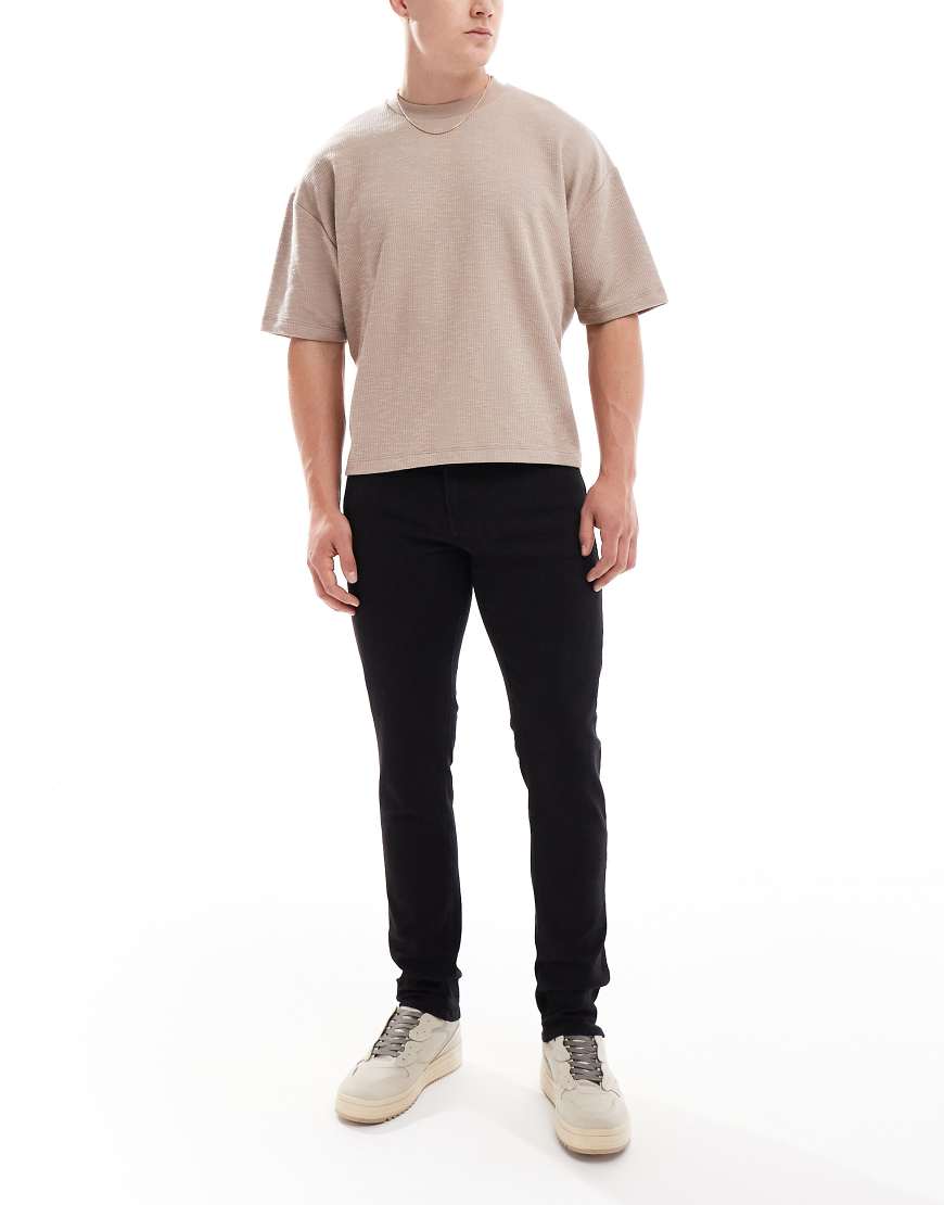 Luke slim fit jeans in black wash