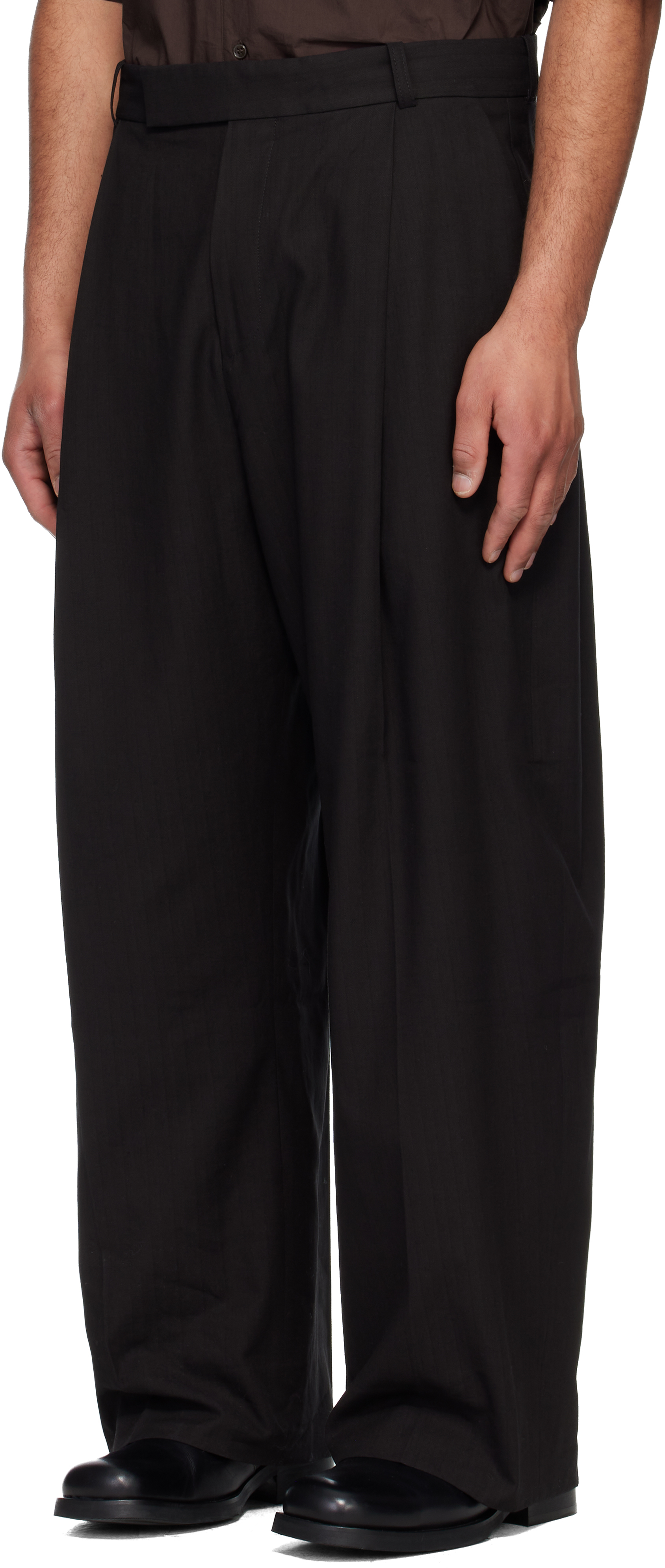 Black Pull Trousers
