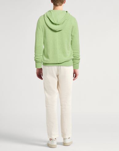 Man Sweater Green Size 38 Cotton, Linen