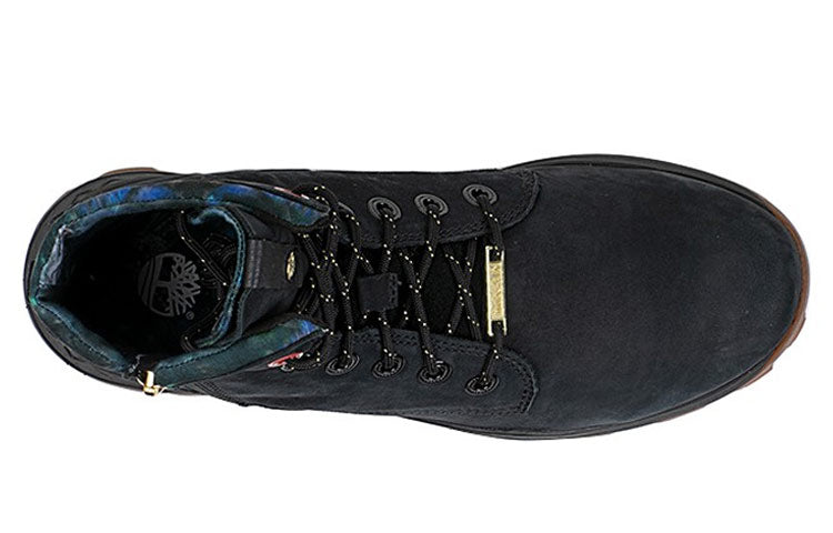 Brooklyn Side Zip Boots 'Black Nubuck'