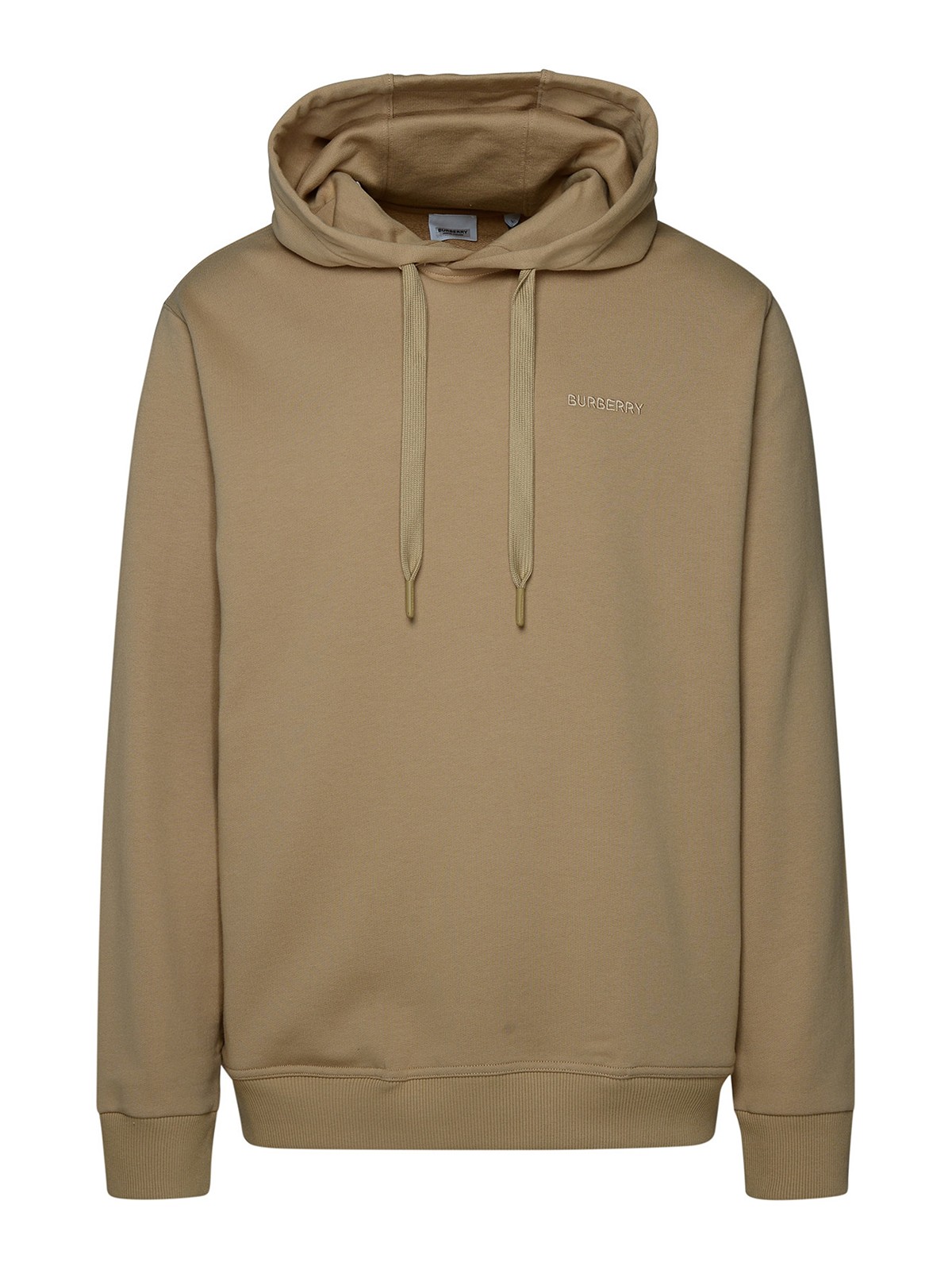 Equestrian-motif hoodie - Neutrals