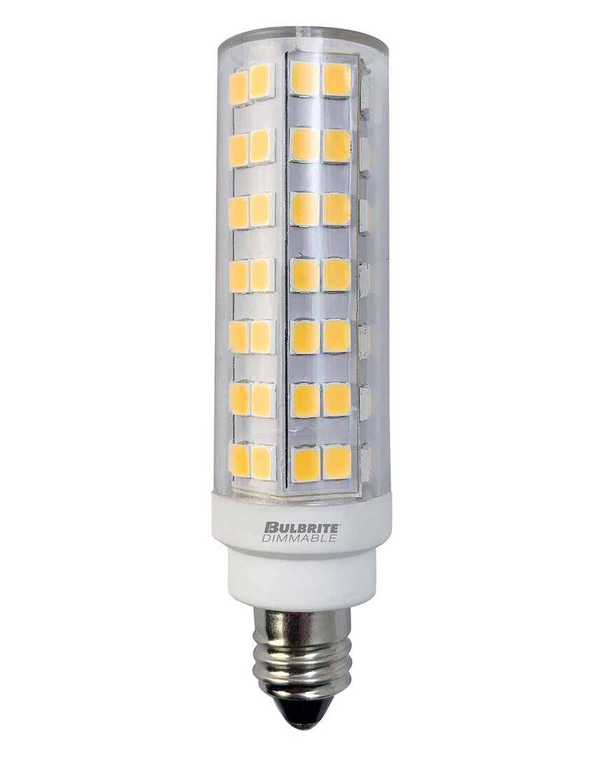 Pack Of 2-6.5 Watt Dimmable Clear Mini T6 Mini-Candelabra (E11) LED Bulb