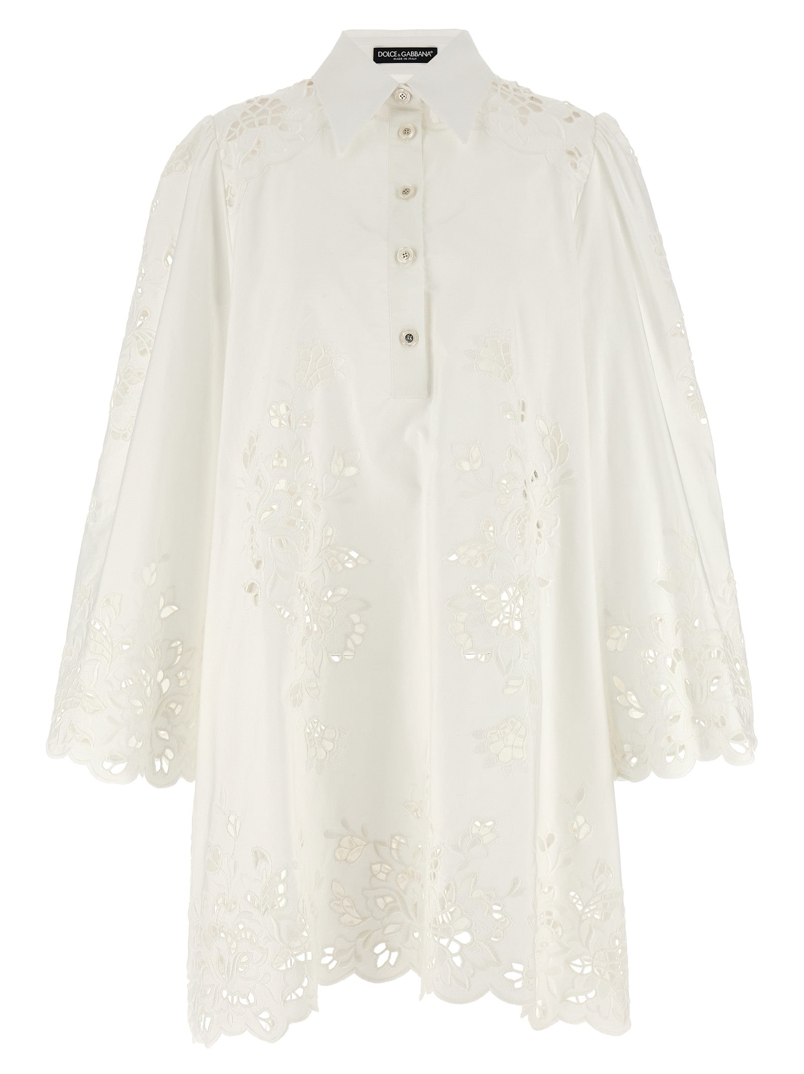 Capri Shirt Dress — White