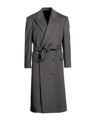 Man Coat Grey Size 36 Virgin Wool