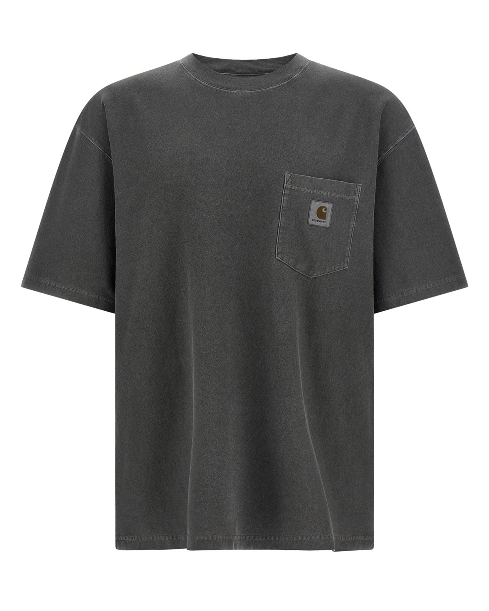 Garment-Dyed Organic Cotton T-Shirt — Black