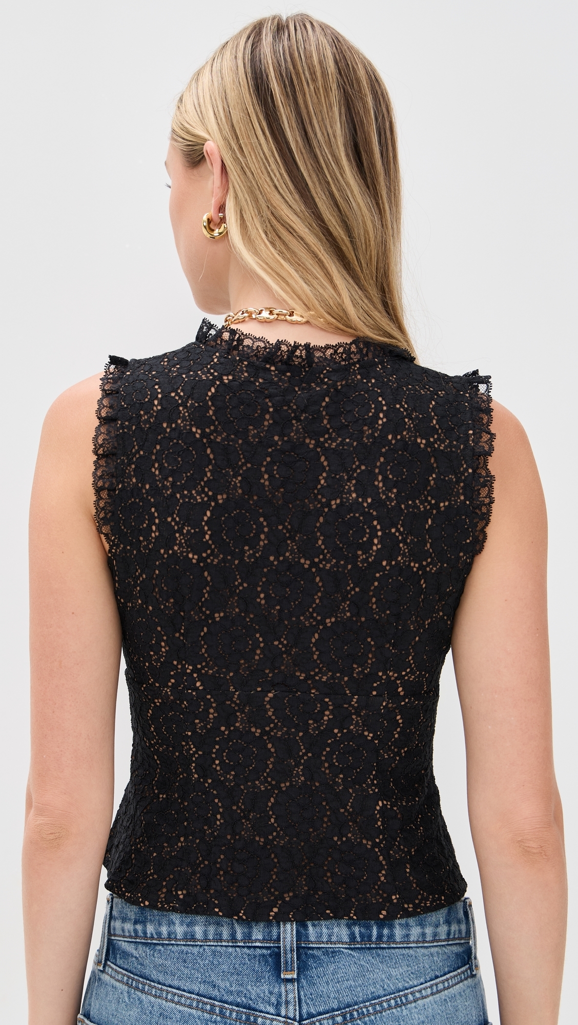 Anais Top Black w/ Nude Brown Lining