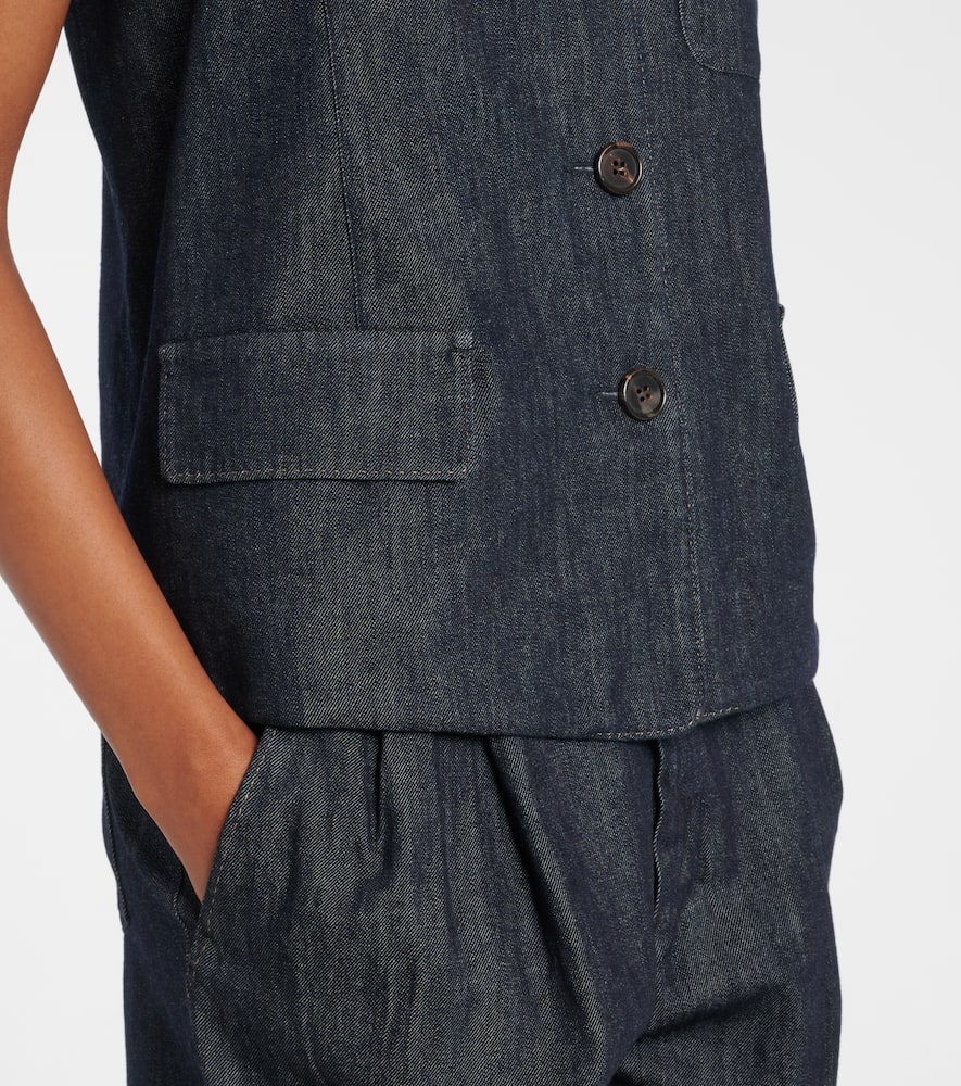 Denim vest