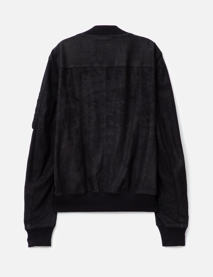 Blistered Lamb Leather Bomber