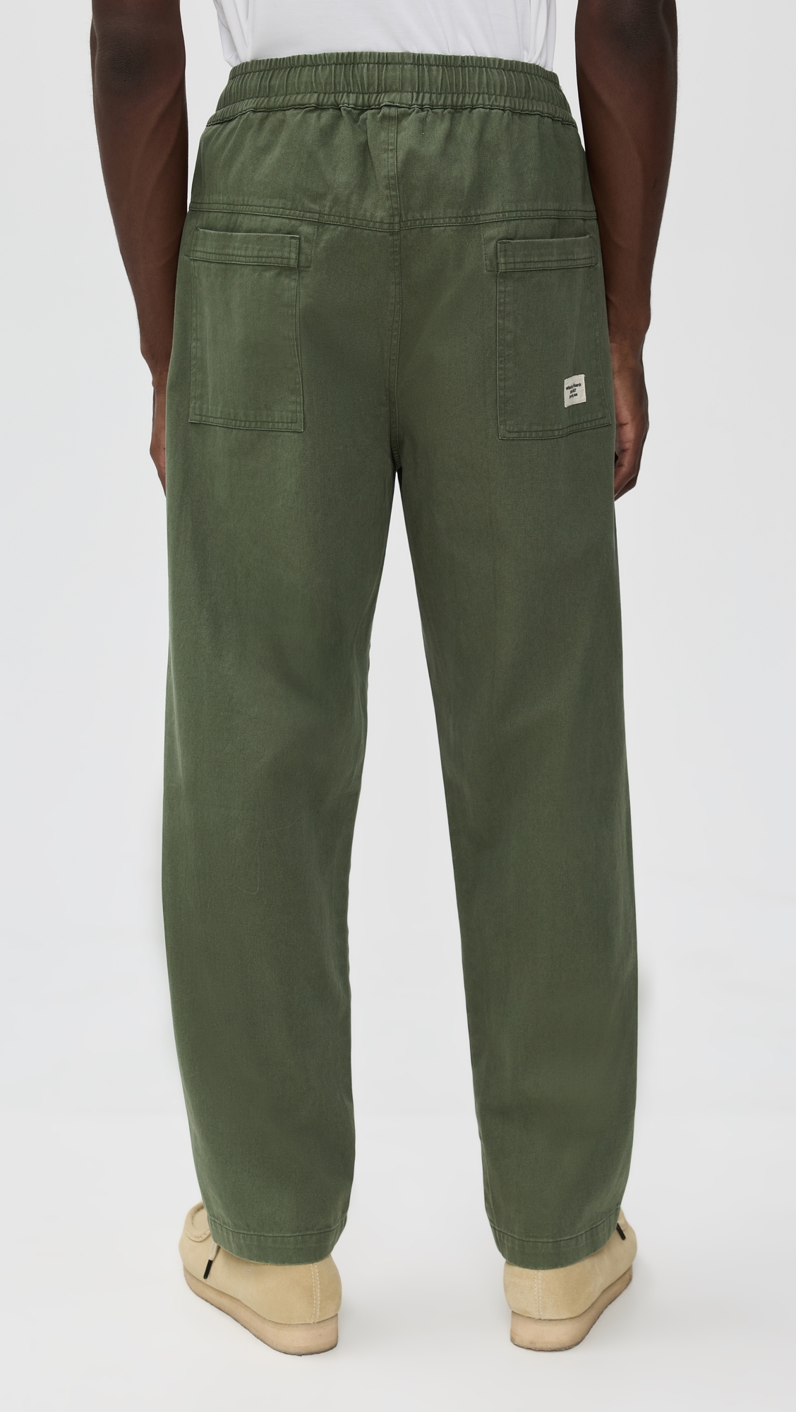 Twill Pull On Pants Green