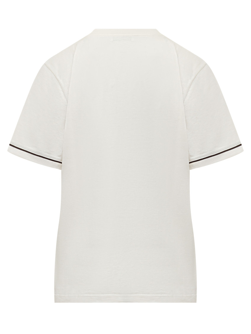 White Solid Crew Neck T-Shirt