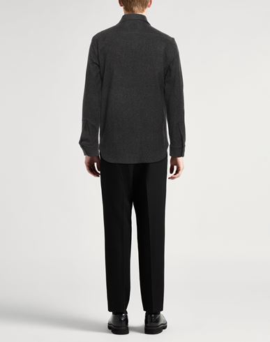 Man Shirt Charcoal Size L Wool, Nylon