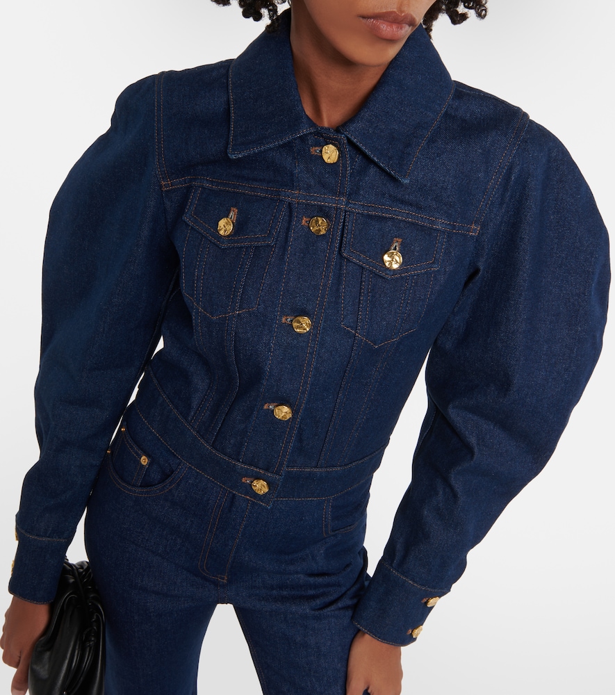 Cropped denim jacket