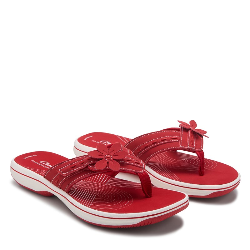 Women's Breeze Opal Cloudsteppers Flip Flop Sandals (Cherry)
