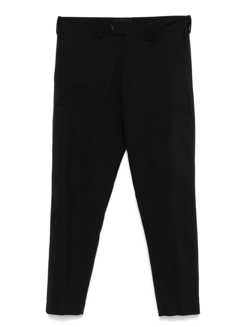 Adjustable-straps trousers - Black