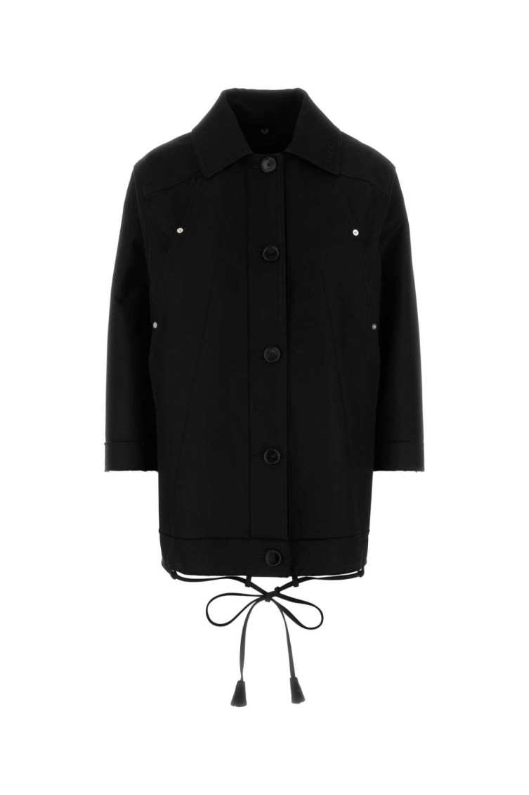 Black Gabardine Jacket