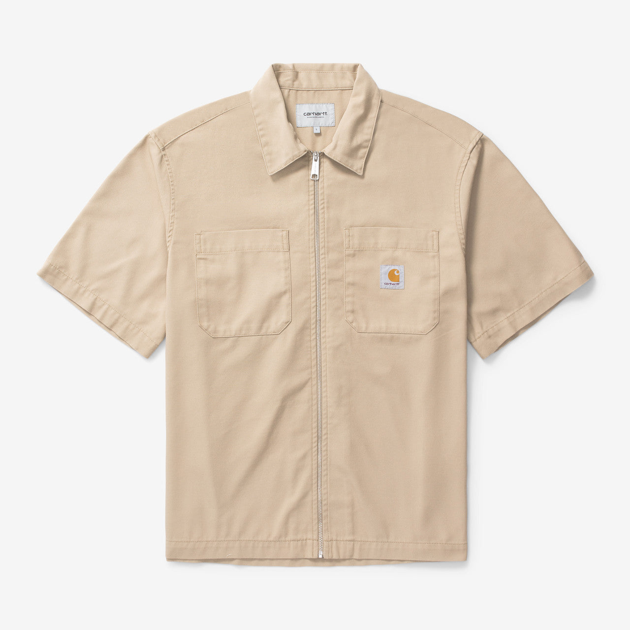 Carhartt WIP Short Sleeve Sandler Shirt - Sable - unisex