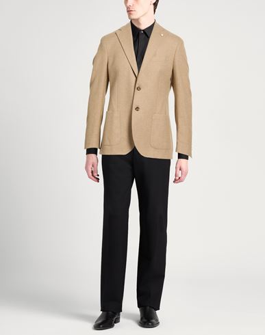 L. b.m. 1911 Man Blazer Beige Size 38 Cotton