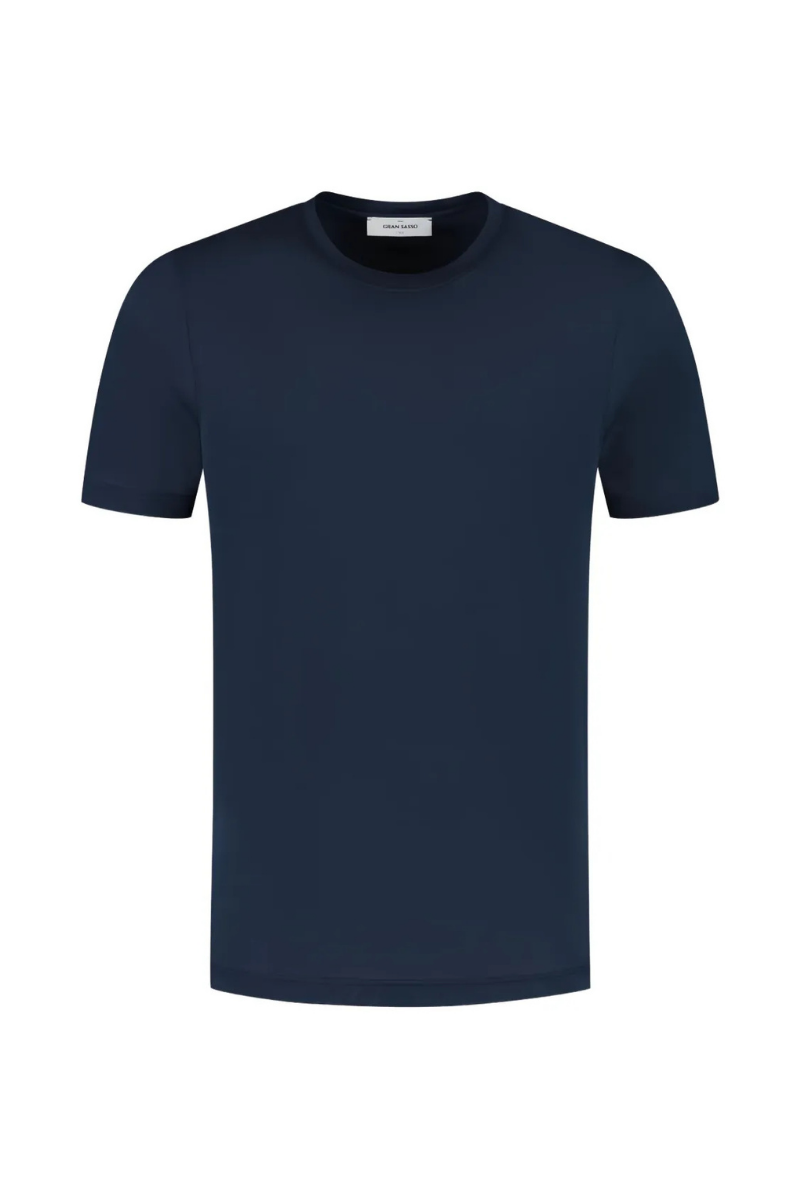Organic Cotton Slub T-Shirt — Navy