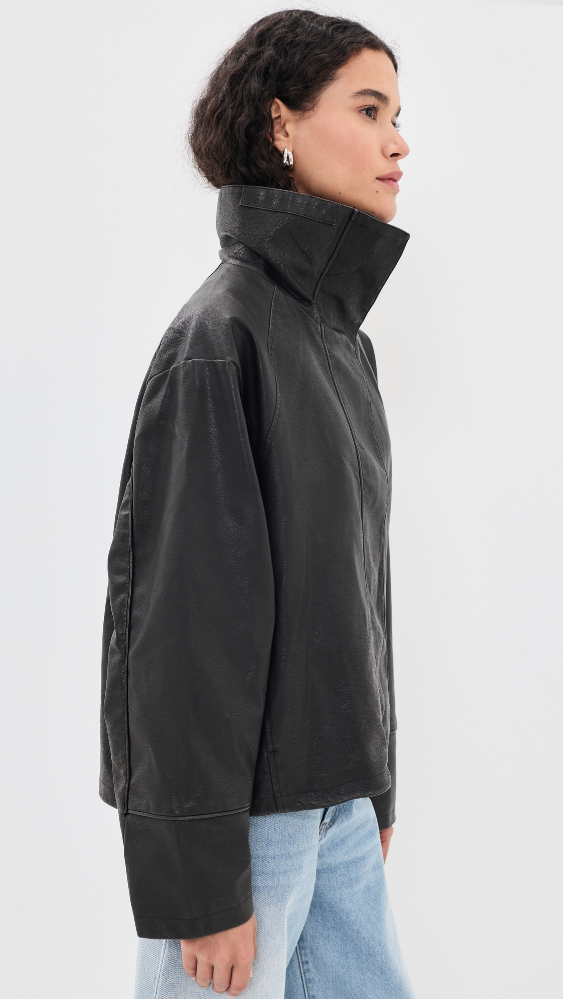 Shoreline Funnel Jacket Noir