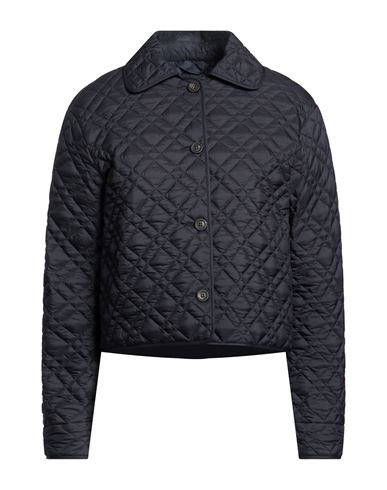 Woman Puffer Midnight blue Size 6 Polyester