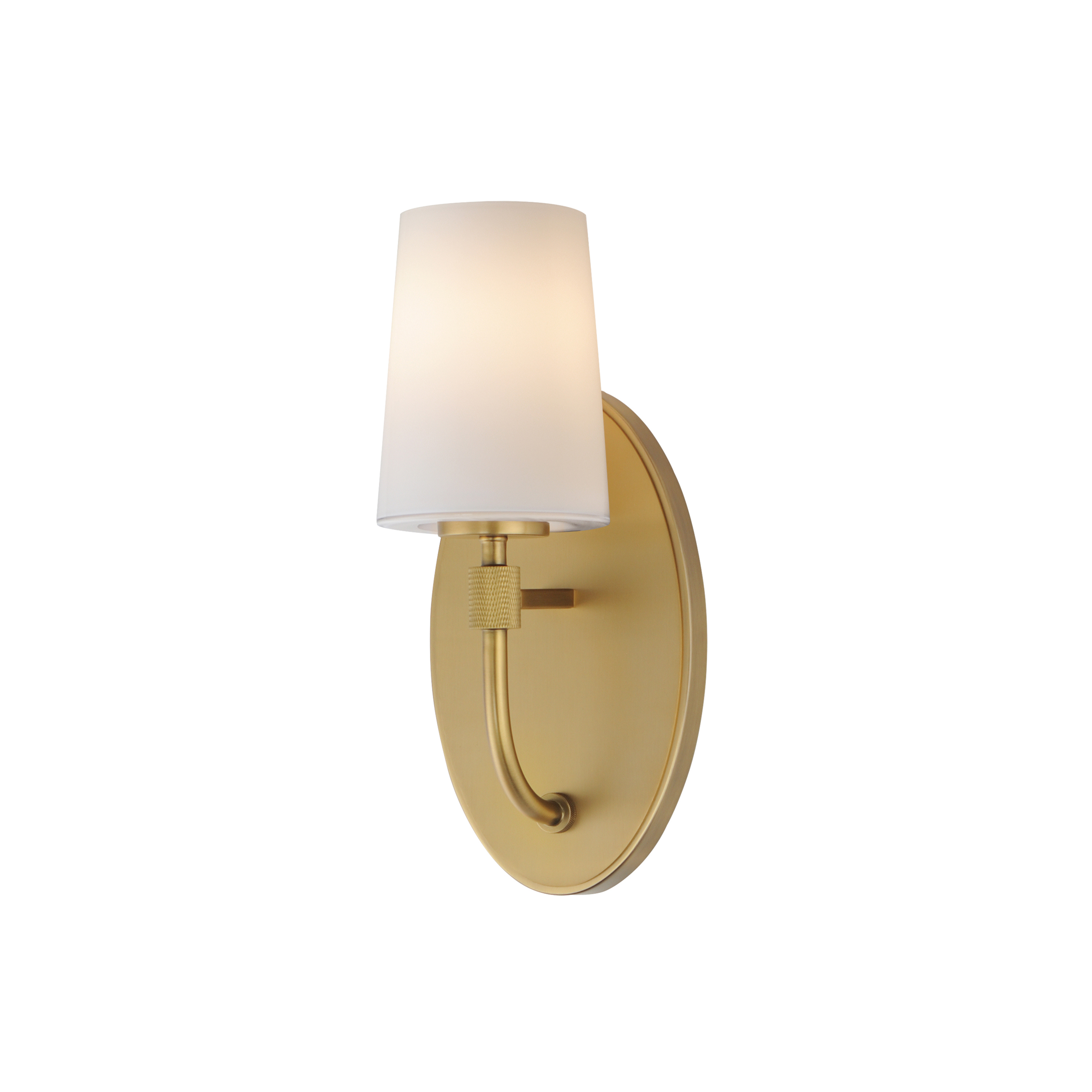 Natural Aged Brass Wall Sconce from the Durham Collection