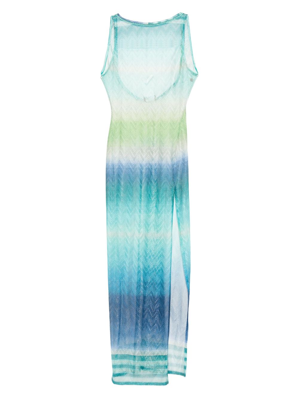 Printed midi dress - Blue